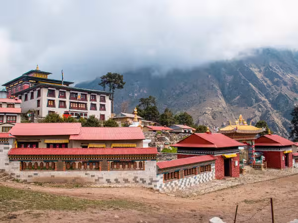 Tengboche Monastery Nepal Everest trek