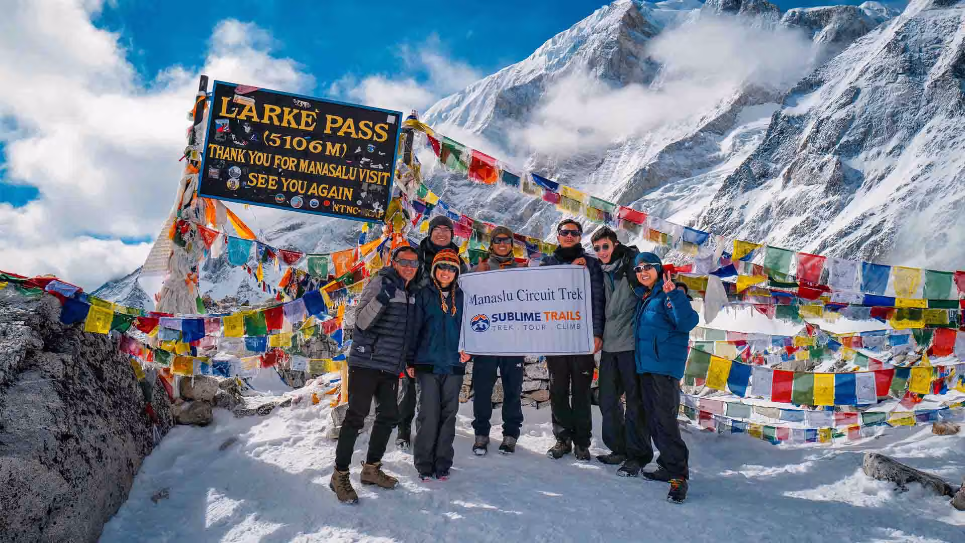 Manaslu Circuit Trek with Sublime Trails Banner