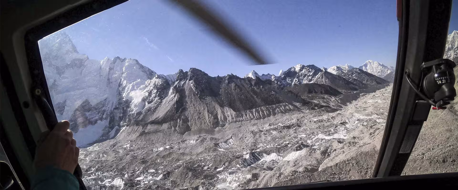 Seating in Helicopter Tour to Everest Base Camp