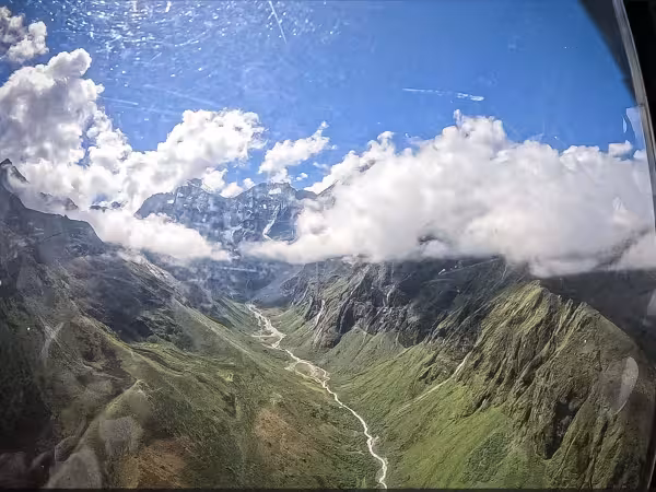 Imja River View From Helicopter 1