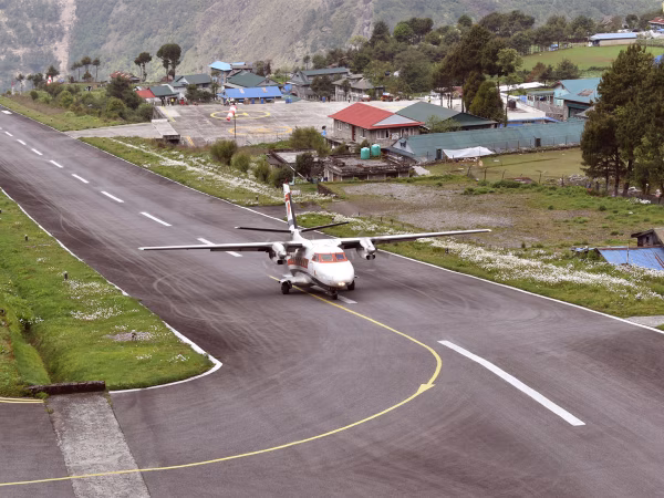 Lukla Airport Plane Landing