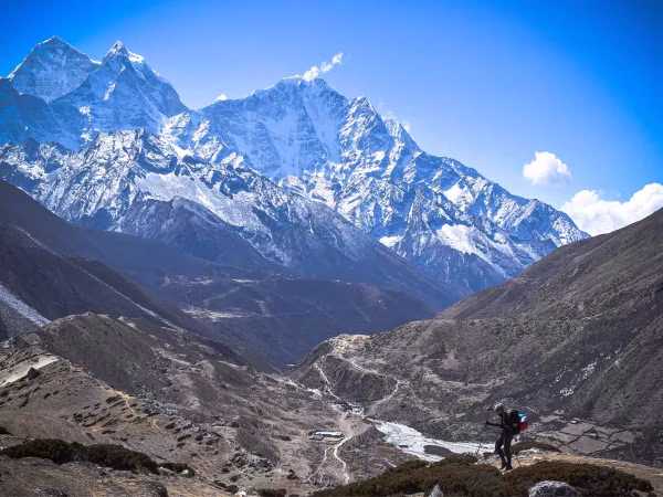 View Ahead From Lobuche