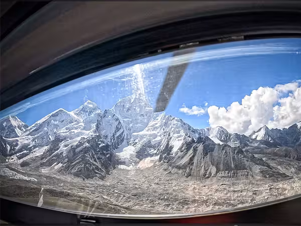 Khumbu Glacier View from Helicopter