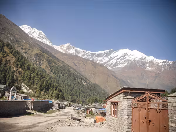 Himalayan Village on the Annapurna Circuit Trek