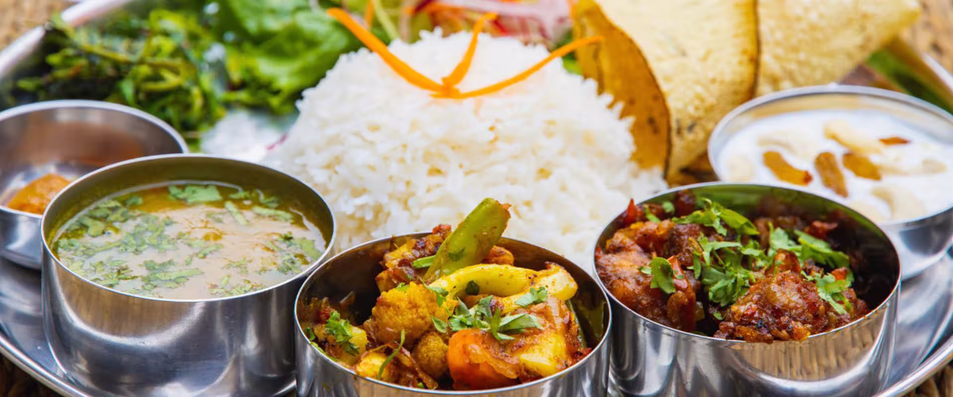 Nepali food Dal Bhat Tarkari