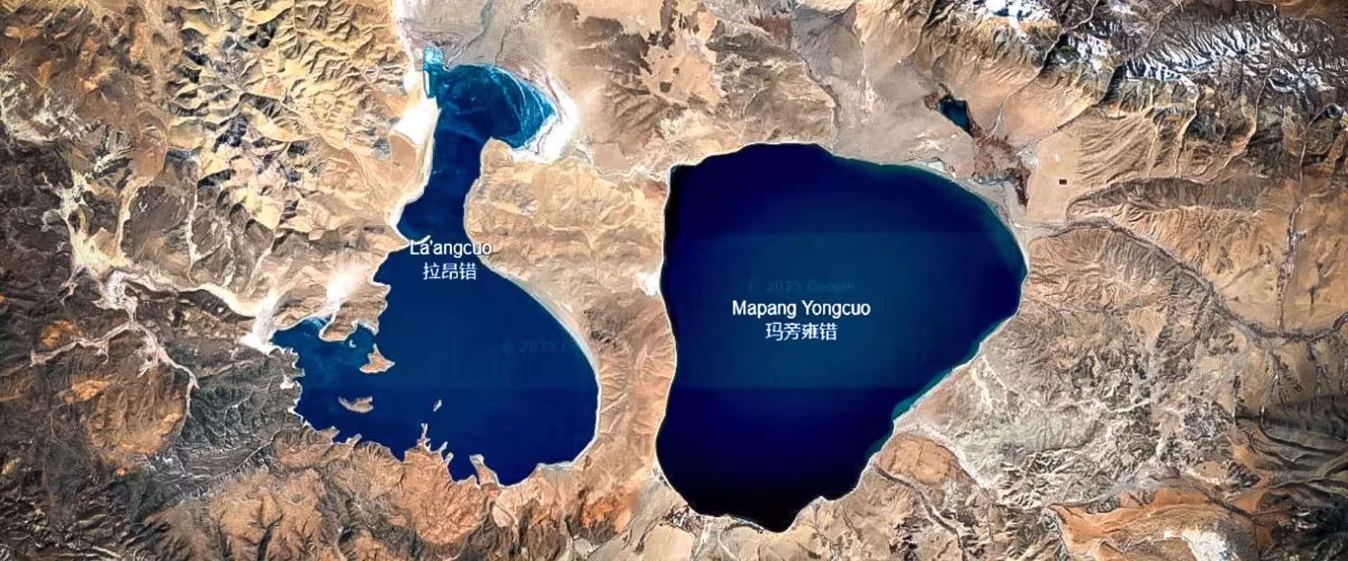 Striking Features of Lake Mansarovar and Rakshas Taal