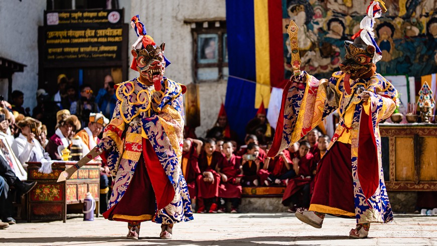 Tiji festival celebration in mustang nepal