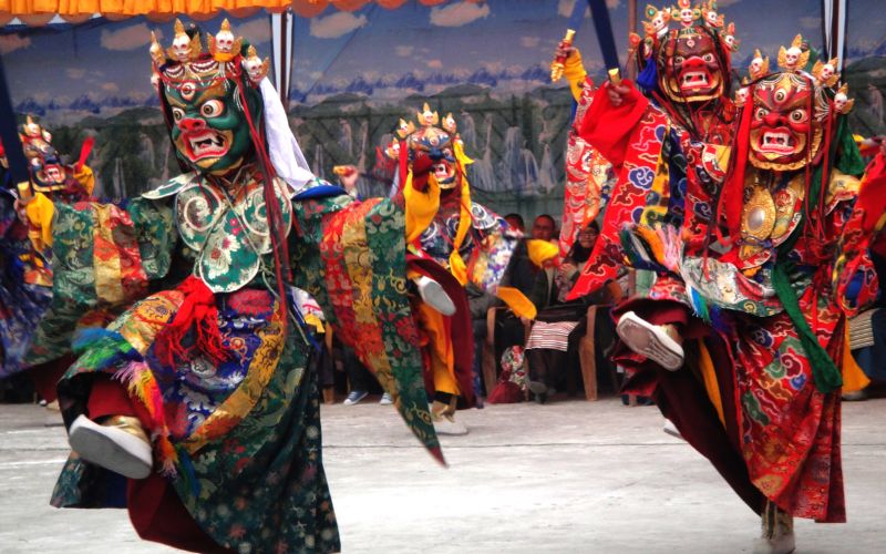 Mani Rimdu Festival in Tengboche Monastery, Everest region