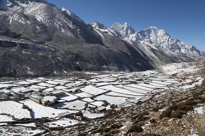 Dingboche after heavy snowfall