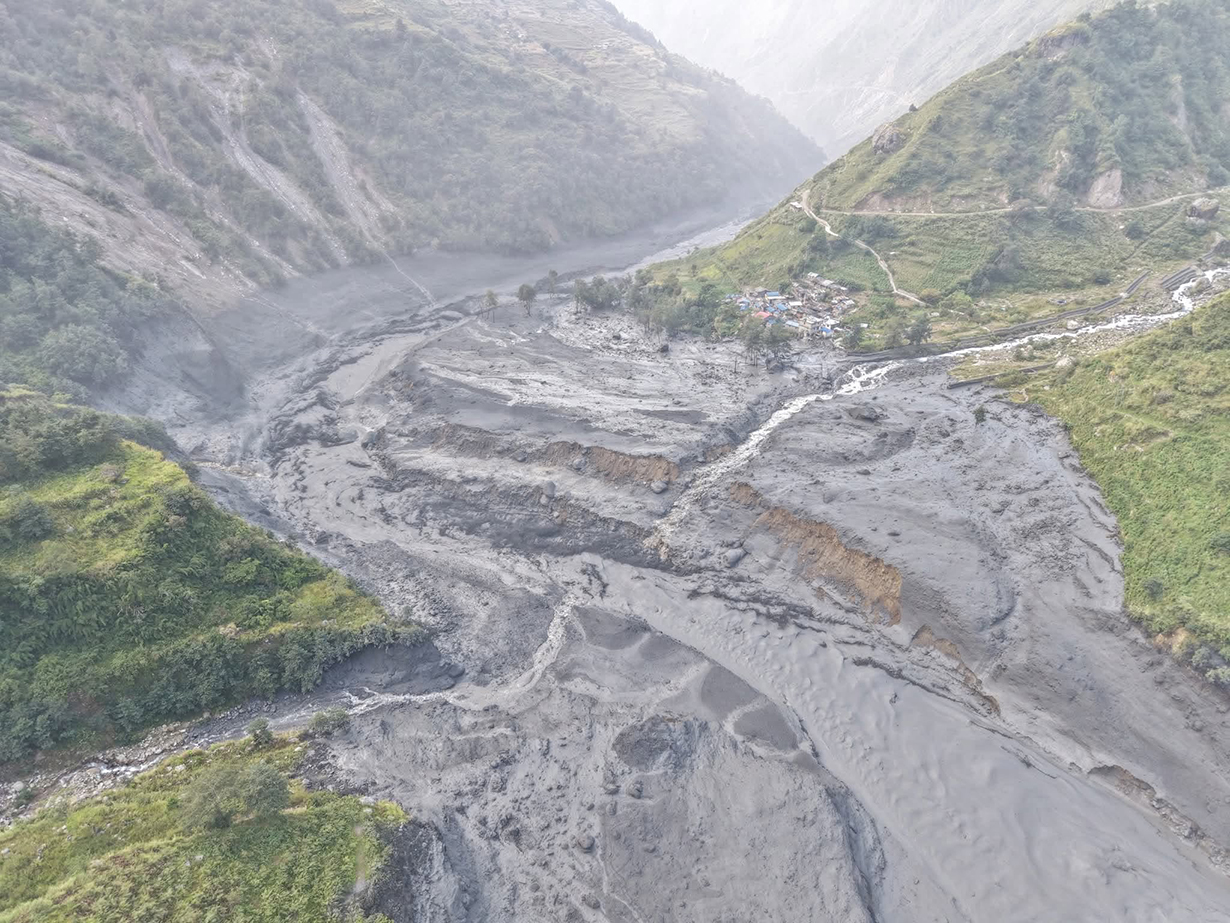 Budhi Gandaki flood