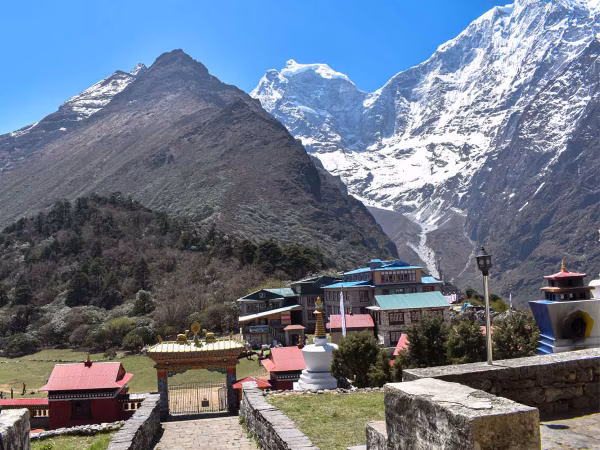 Everest View Trek Tengboche Monastery Entrance