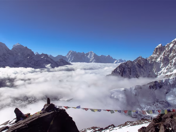 Memerizing View Of Mountains With Clouds 1